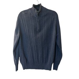 Oscar de la Renta Zip Up Sweater Sz L